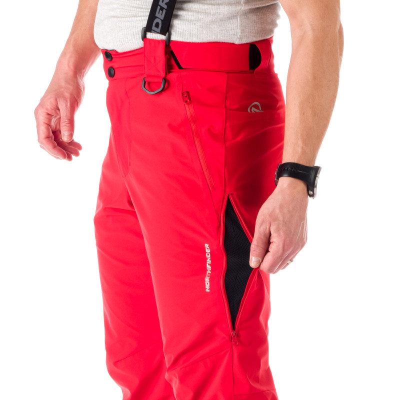 Lyžařske softshell kalhoty Northfinder Briar red